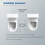Siège de toilette allongé intelligent