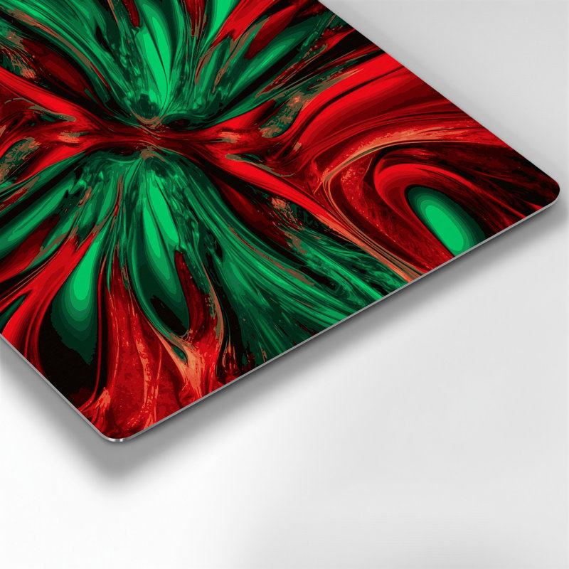 Gradient Abstract 87, art mural en métal brun, H 32 po x l 32 po