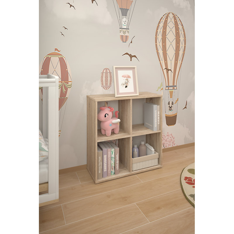 Riloh Single Panel Room Divider, Brown, (8 Shelves) 142cm H x 69.8cm W x 29cm D