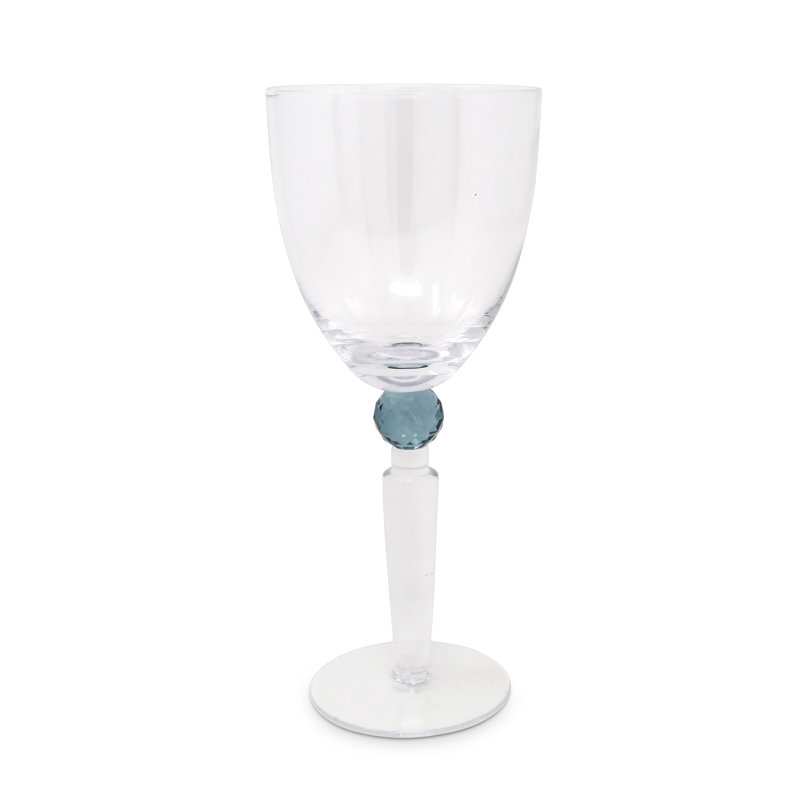 Melecia 15 oz. Drinking Glass Set, Blue