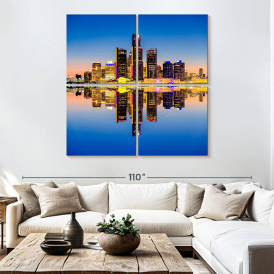 Nicci Detroit Sunset Reflection