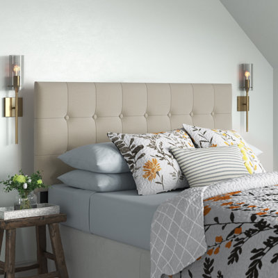 Richey Upholstered Panel Headboard by Andover Mills