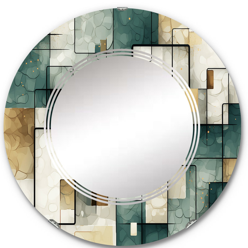 Miroir mural sans cadre Kralinview, 24 po x 24 po