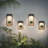 Solar Powered Integrated LED Outdoor Hanging Light-93782498