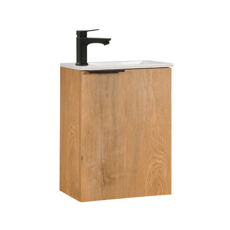 Single Bathroom Vanity with Resin Basin
