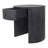 Arista Watkins Round Side/End Table, Brushstroke Black