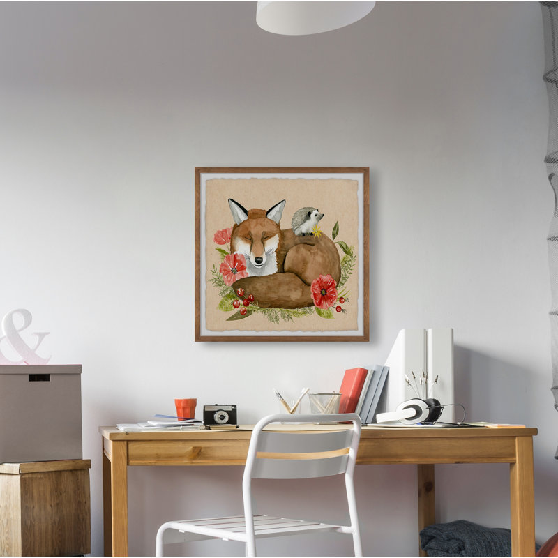 Art encadré Pearman «Grateful Heart I», H 12 po x l 12 po x P 1,5 po
