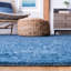 Tapis bleu foncé en laine / coton touffeté à la main Thinh-1351684449