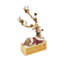 Blitzen Napkin Rings in a Gift Box