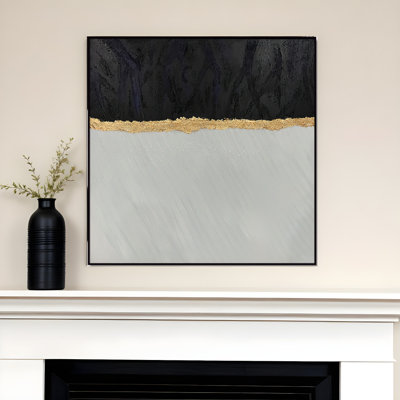 «Racines de Midas», peinture à l'huile d'Oppidan Home (H 32 po x l 32 po)