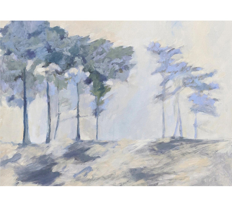Cyprès, H 40 po x l 51 po, Blanc