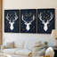 Christmas Holiday Art XLVII - Toile tendue avec châssis sur mesure - 3 pièces-1550007103-1550007101