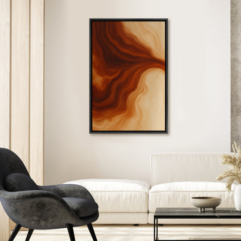 Framed Wall Art Abstract Vintage Antique Classic for Bedroom, 36" H x 24" W, Black