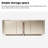 High-End Lacquer Partition Accent Cabinet 62.99 " W Marble / Granite Sideboard