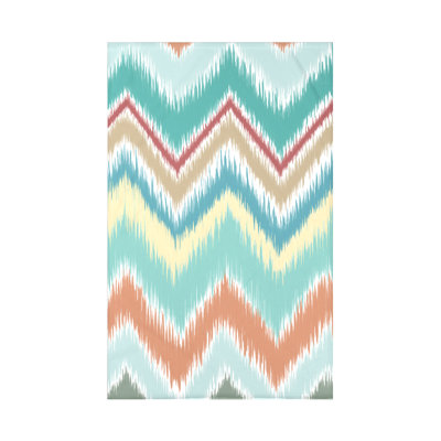 Jeté polaire en polyester Ikat-arina