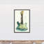 Guitare lumineuse sur toile-927242920-928726917