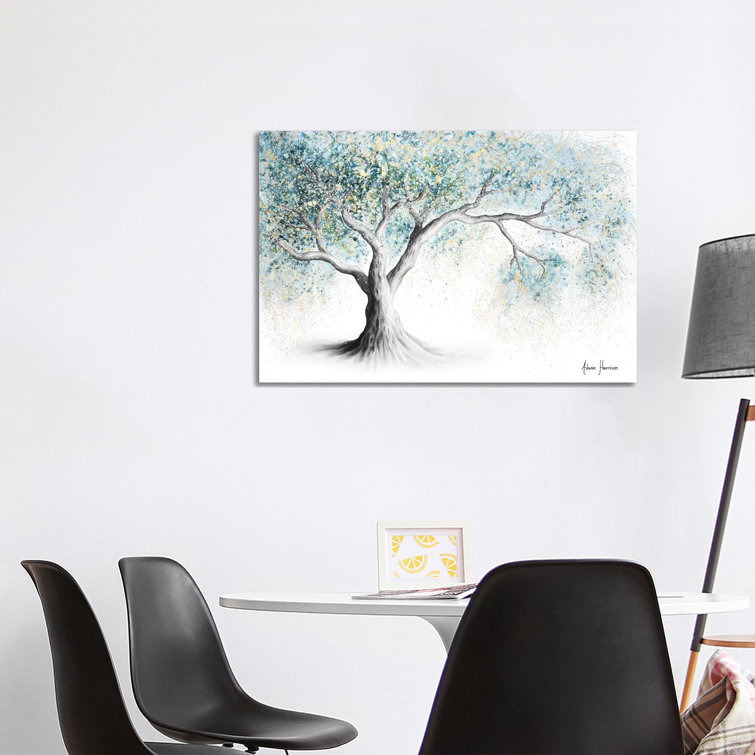 Gentle Frost Tree by Ashvin Harrison - Wrapped Canvas Print