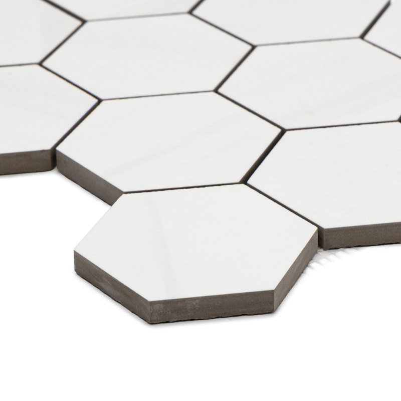 Carreau de mosaïque de plancher et de mur en porcelaine mate 3 "x 3" Evoque
