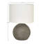 Lampe de table grise 17,75 "Madilynne