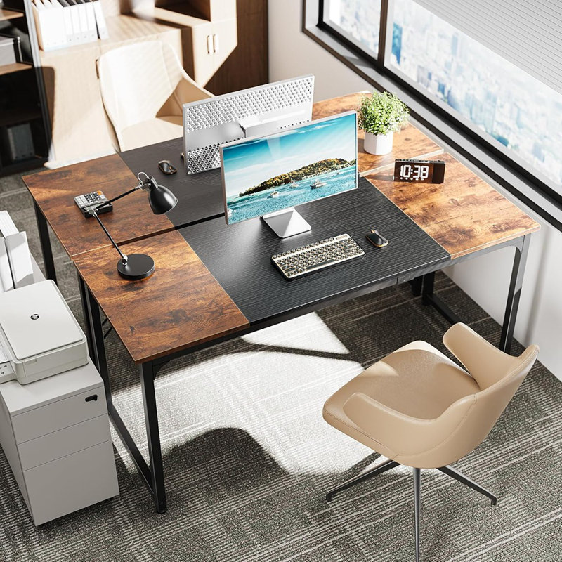 Bureau d'ordinateur, bureau de 63 pouces, bureau de jeu avec ...