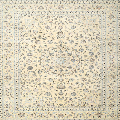 Bleu-vert clair/gris/beige/Tapis décoratif