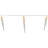 Icicle String Christmas Light Set - Warm White - 4.5' Clear Wire - 10Ct