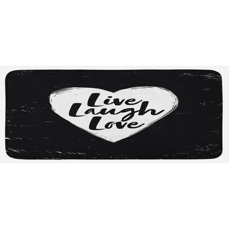 Tapis de cuisine Live Laugh Love