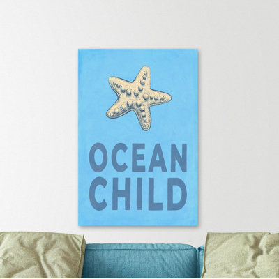 Ocean Child - Wrapped Canvas Painting