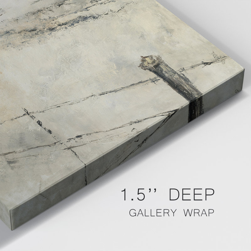 Vauge Fence-Gallery Wrapped Canvas, 24" H x 24" W x 1.5" D