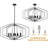 5 - Light Satin Black Chandelier Pendant