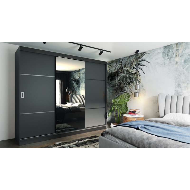 Majesta 2 Door Wardrobe, Black