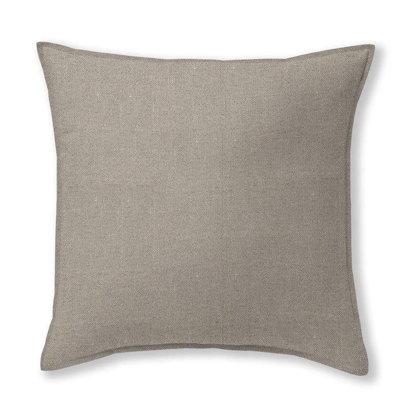 Housse et insert de coussin carré Luxe, Naturel, 20 po X 20 po