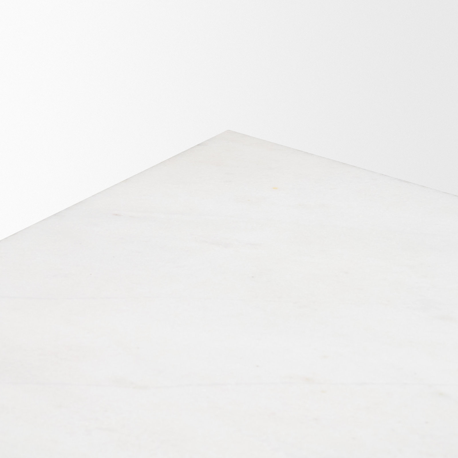 Matteo Solid Pink Marble Square Side Table, White