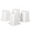 Heavy Duty Bed Risers - Furniture Risers 6 Inch Heavy Duty Risers for Sofa & Table - Plastic Riser - Bed Lifts Risers - 4 Risers Furniture - Stackable Bed Lifts Risers - White