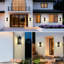 Luminaire de lanterne murale d'extérieur 3 lumières-2068847488-2068847490