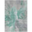 Tapis sarcelle intérieur / extérieur lavable à la machine Claudian ACN1632-104236004