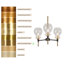 Lustre linéaire moderne à 3 lumières Satilla