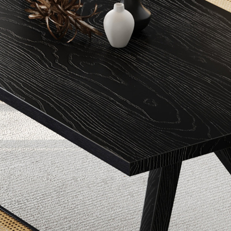 Table de salle à manger moderne simple rectangulaire en bois massif, H 29,5 po x L 78,7 po x l 31,4 po
