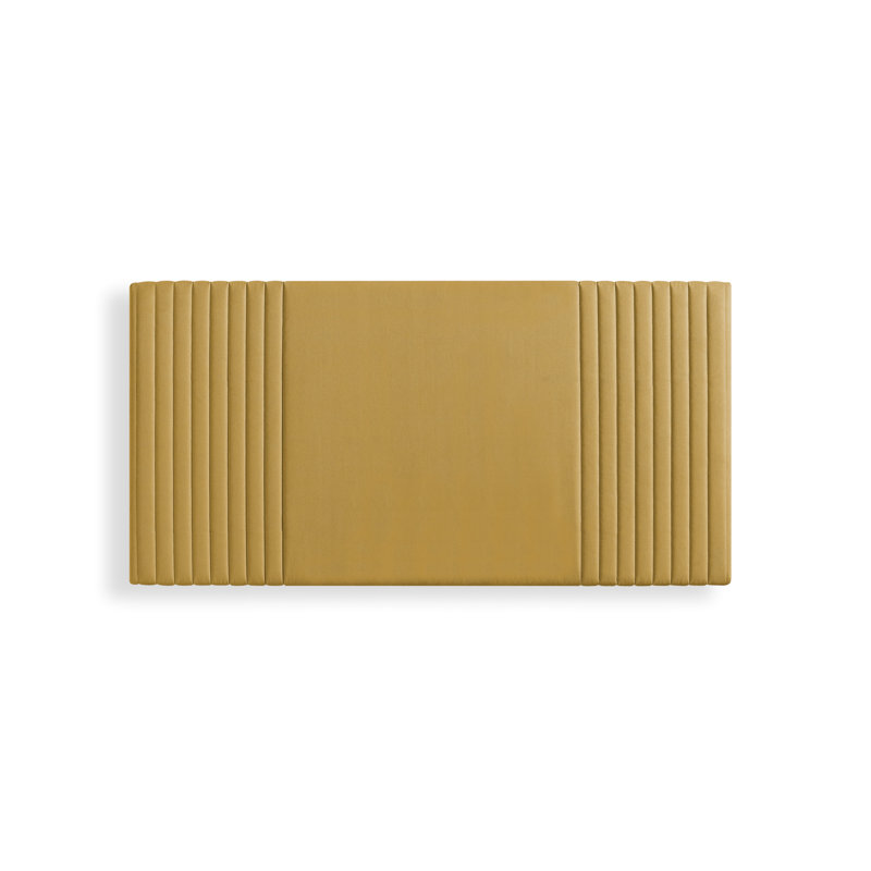 Upholstered Headboard, Mustard, Double (4'6)