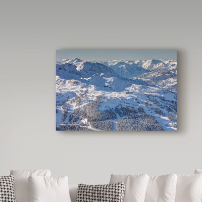 Fabrizzio «Winter Whistler», reproduction de photo sur toile tendue