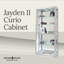 Jayden Lighted Curio Cabinet-2008794668