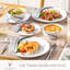 12 Piece Porcelain China Dinnerware Set - Service for 4