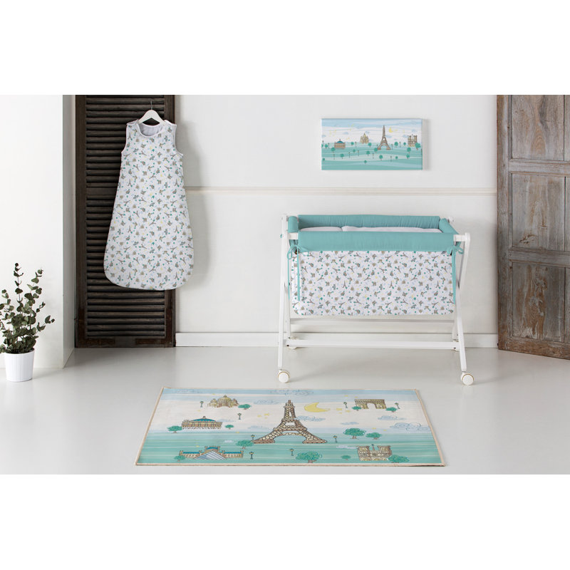 Wilbur 90cm L Cotton Playmat, Blue/Green