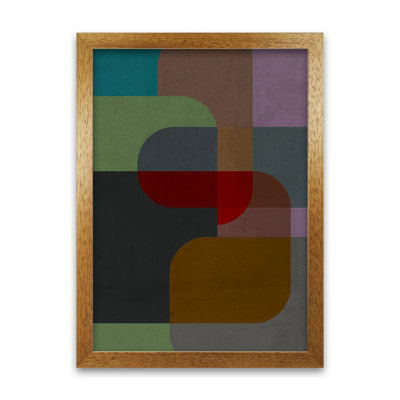 Dark Colourful Abstract B - Print