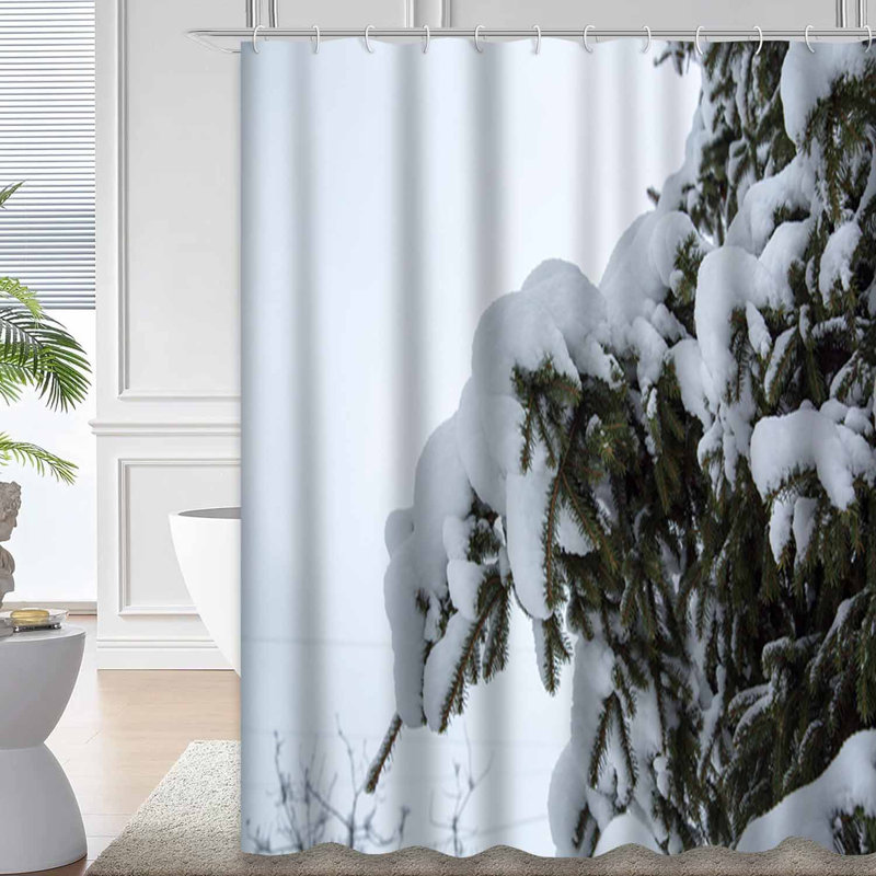 Rideau de douche Winter Bride, L 72 po x l 72 po