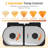 Double Waffle Maker With Adjustable Temp, Heart Waffle & Classic Waffle Iron