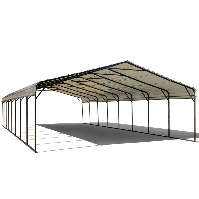 20 pi L 40 pi. D Abri d'auto, garage en acier pouvant accueillir 2 véhicules