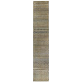 Beige Multi Alchemy Transitional Silk Wool Blend Runner - 2'10" x 15'1"