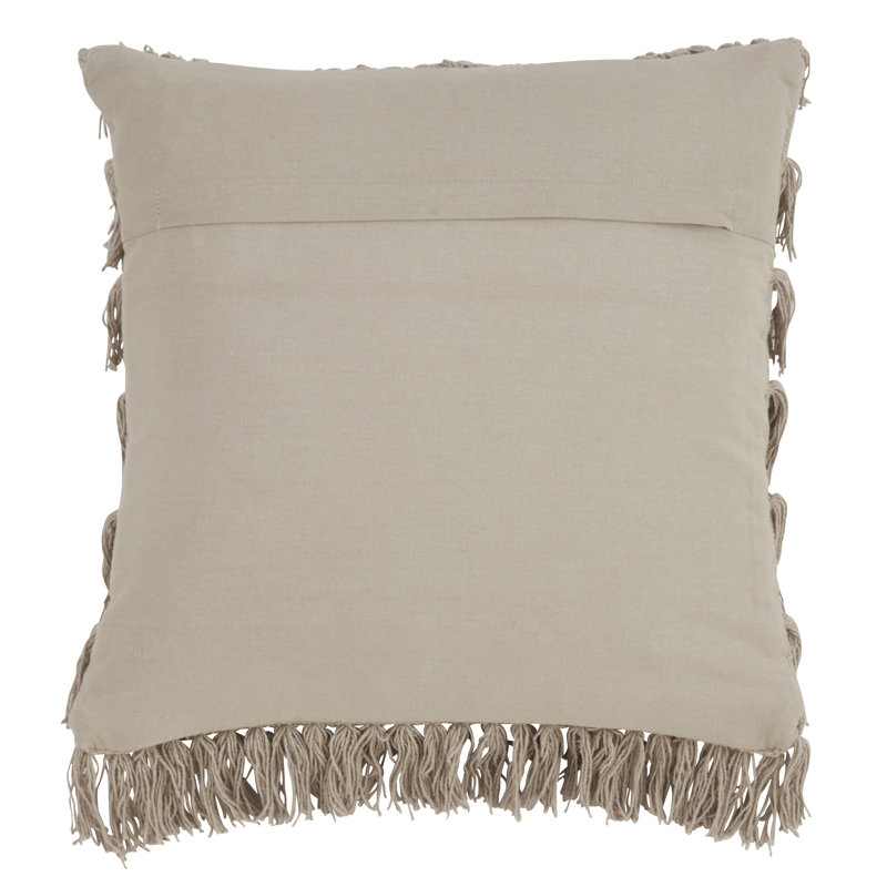 Coussin en coton Harper Collection, Gris