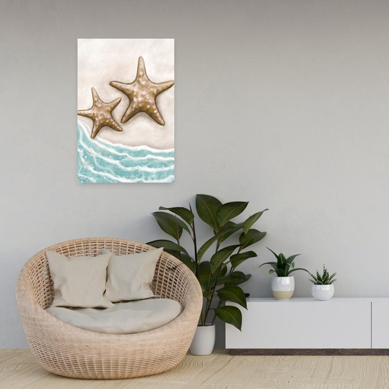 Étoile de mer fantaisiste, étoile de mer, art côtier, H 24 po x l 16 po